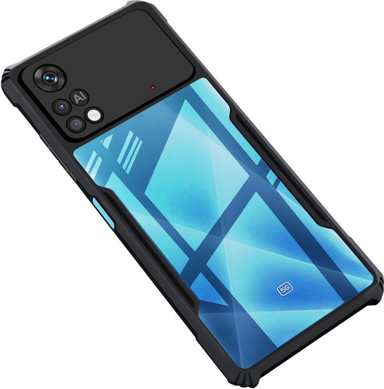 CEDO XPRO Back Cover for Poco X4 Pro 5G  (Transparent, Dual Protection, Pack of: 1)