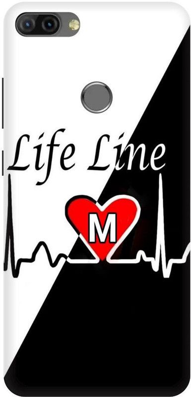 PICHKU Back Cover for INFINIX HOT 6 PRO-X608-M,LATTER,ALPHABET,NAME,DESIGN,LIFE,LINE,GIRLS,BOYS,LOVE  (Black, Hard Case, Pack of: 1)