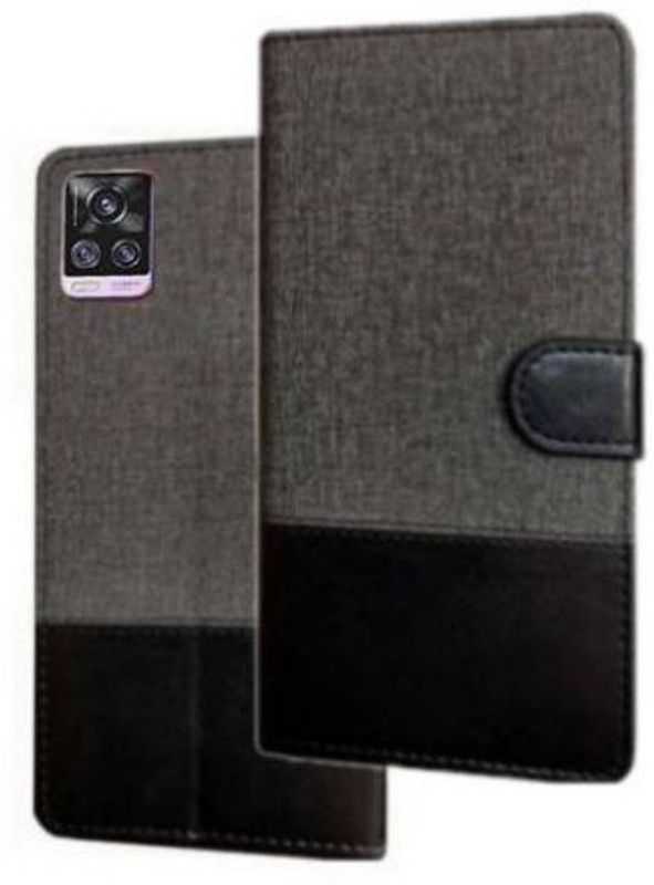 YuniKase Flip Cover for Vivo V20 Pro  (Black, Shock Proof, Pack of: 1)
