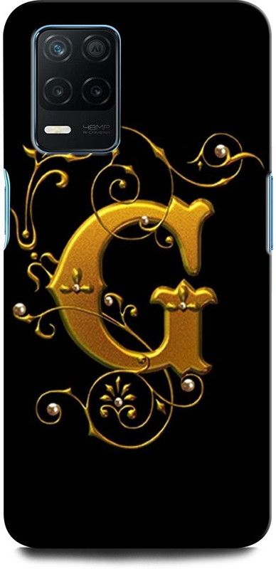 INTELLIZE Back Cover for Realme 8s 5G G, G LETTER, G ALPHABET, DESIGN  (Multicolor, Hard Case, Pack of: 1)