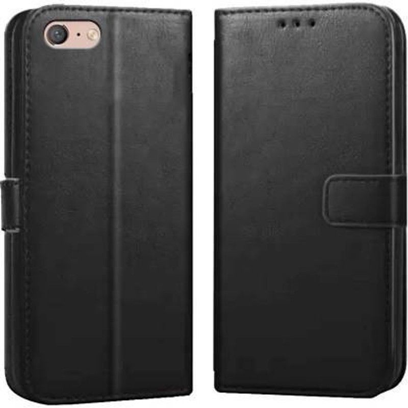 Casely Flip Cover for Oppo A71 Flip Cover Leather Magnetic Flip Wallet Case Cover  (Black, Dual Protection, Pack of: 1)