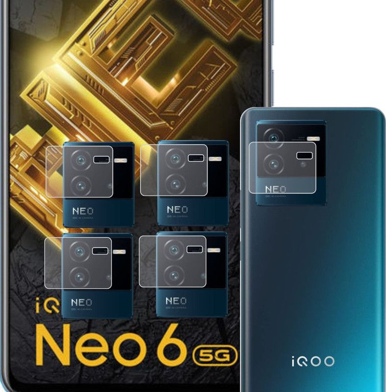 REJITEENO Back Camera Lens Glass Protector for iQOO Neo 6 5G  (Pack of: 5)