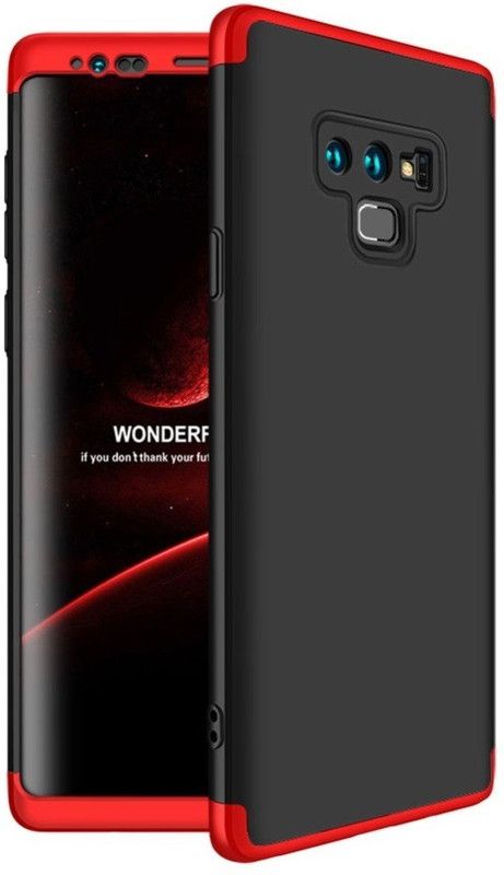 QKZ Back Cover for Samsung Galaxy Note 9  (Red, Black, Shock Proof, Pack of: 1)