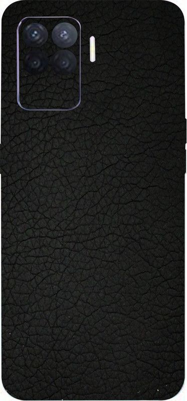 BugguSkin OPPO F19 Pro Mobile Skin  (Ultra Super Black Leather Skin With High Matte Finish., Mobile Skin (Back+Side+Camera))