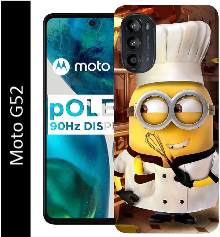 mitzvah Back Cover for Moto G52, Motorola G52, Motorola Moto G52  (Multicolor, Grip Case, Silicon, Pack of: 1)