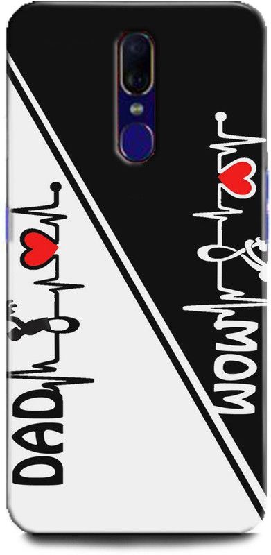 INTELLIZE Back Cover for Oppo A9/CPH1938 Mom Dad Love,Printed  (Multicolor, Shock Proof, Pack of: 1)
