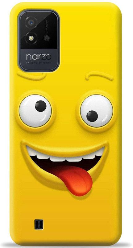 Dreamer Back Cover for Realme Narzo 50i  (Yellow, Shock Proof)