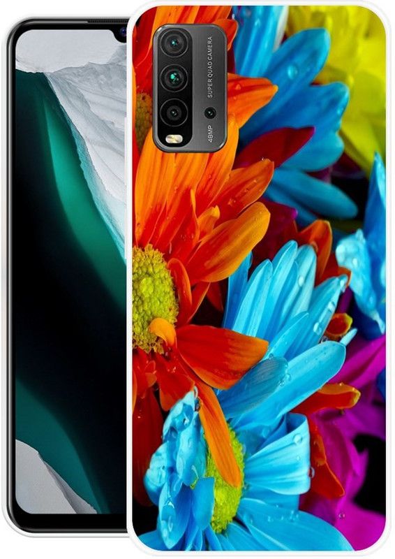 Pedimore Back Cover for Redmi 9 Prime, Poco M2  (Multicolor, Grip Case, Silicon)