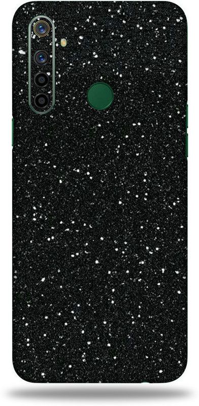 Jeeva Creation oppo Realme 5i, oppo realme 5i Mobile Skin  (Ultra Super Black Gliter Skin Fiber Skin With High Matte Finish.)