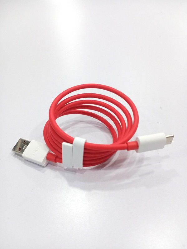 NUKAICHAU USB Type C Cable 6.5 A 1.00222999999997 m Copper Braiding 6 amp data cable type c  (Compatible with Data cable type c to type c, Red, One Cable)
