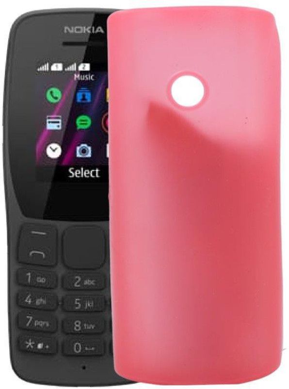 Mystry Box Back Cover for Nokia 110 (2019)  (Pink, Flexible, Silicon, Pack of: 1)