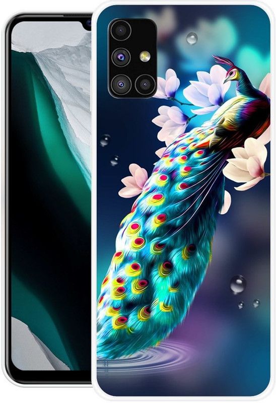 REALKING Back Cover for Samsung Galaxy F51  (Multicolor, Grip Case, Silicon)
