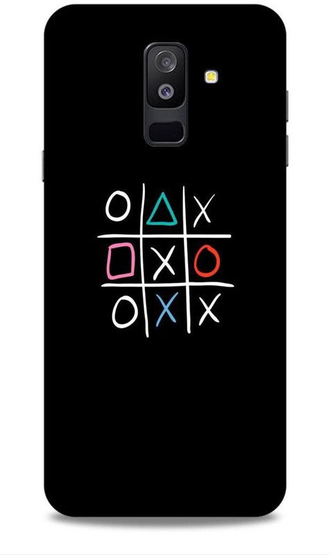 CRAFTARA Back Cover for Samsung Galaxy A6+ (2018), Samsung Galaxy J8, Samsung on8 2018  (Black, Hard Case)