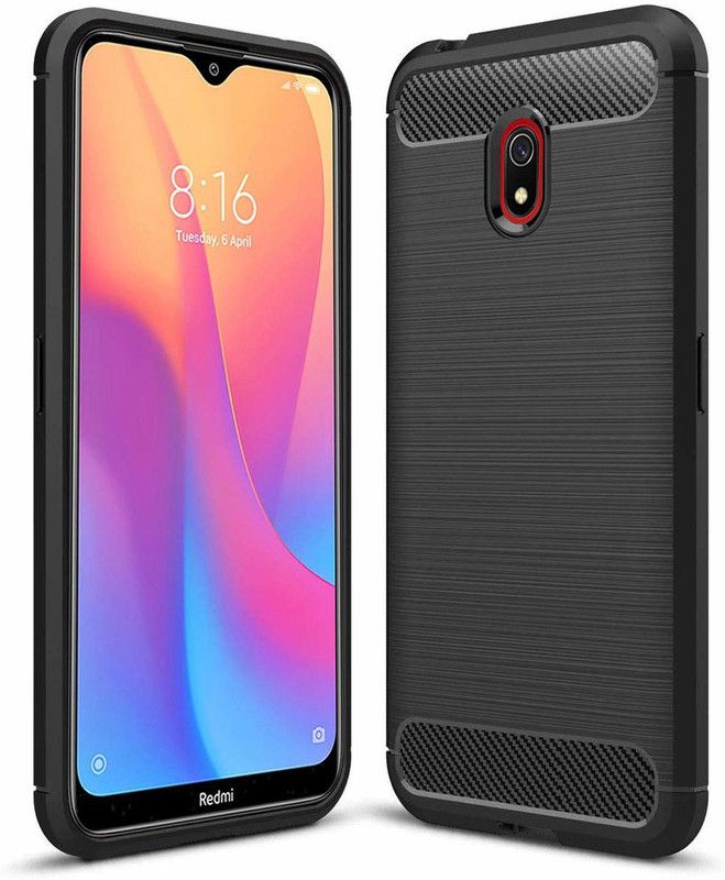 RF Mobiles Back Cover for Xiaomi Redmi 8A Dual  (Black, Shock Proof, Pack of: 1)