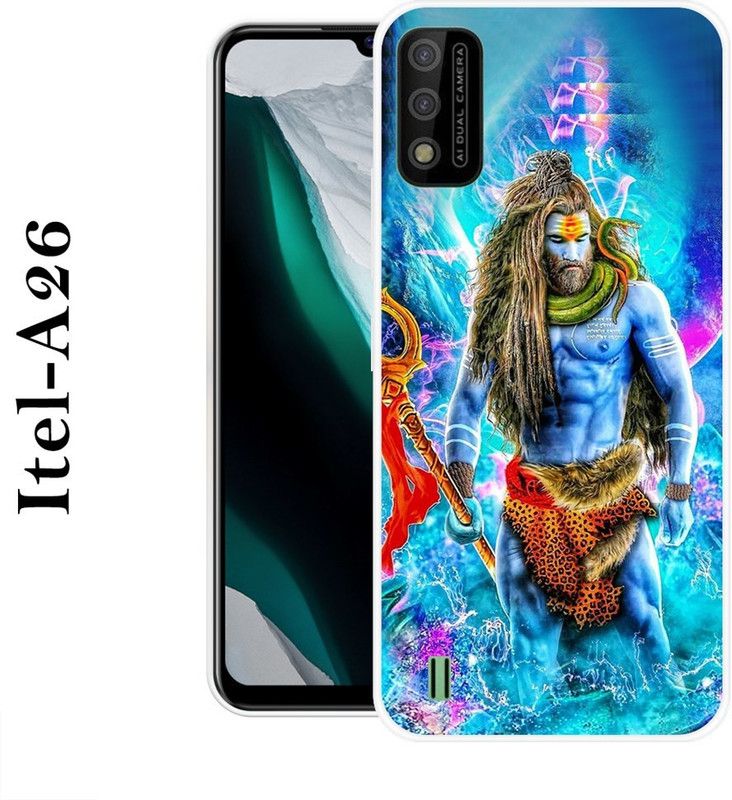 BAGRA Back Cover for Itel A26  (Multicolor, Silicon)