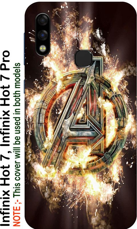 VITARO Back Cover for Infinix Hot 7, Infinix Hot 7 Pro  (Multicolor, Grip Case, Silicon, Pack of: 1)