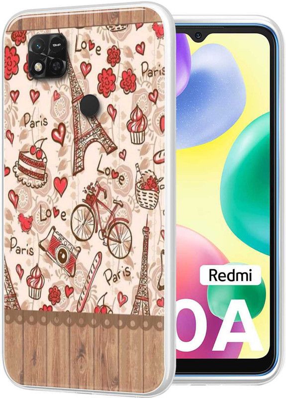 Vascase Back Cover for Redmi 10A, Redmi 9, Redmi 9 Activ, Poco C31  (Multicolor, Dual Protection, Silicon)