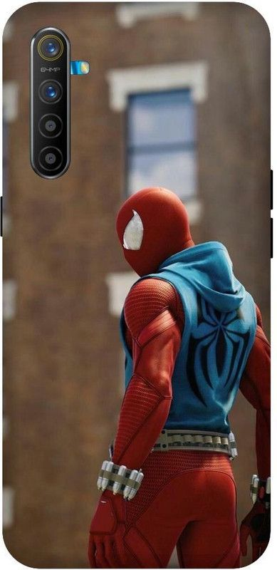 SSMORYA Back Cover for Realme X2 Spiderman Printed Back Cover  (Multicolor, Waterproof, Pack of: 1)