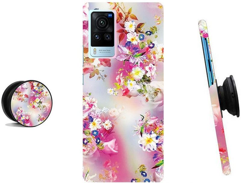SPBR Back Cover for Vivo X60 Pro  (Multicolor, Cases with Holder)