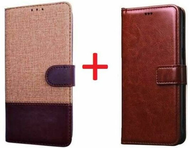 YuniKase Back Cover for MOTOROLA Edge 30 Fusion  (Brown, Brown, Magnetic Case, Pack of: 2)