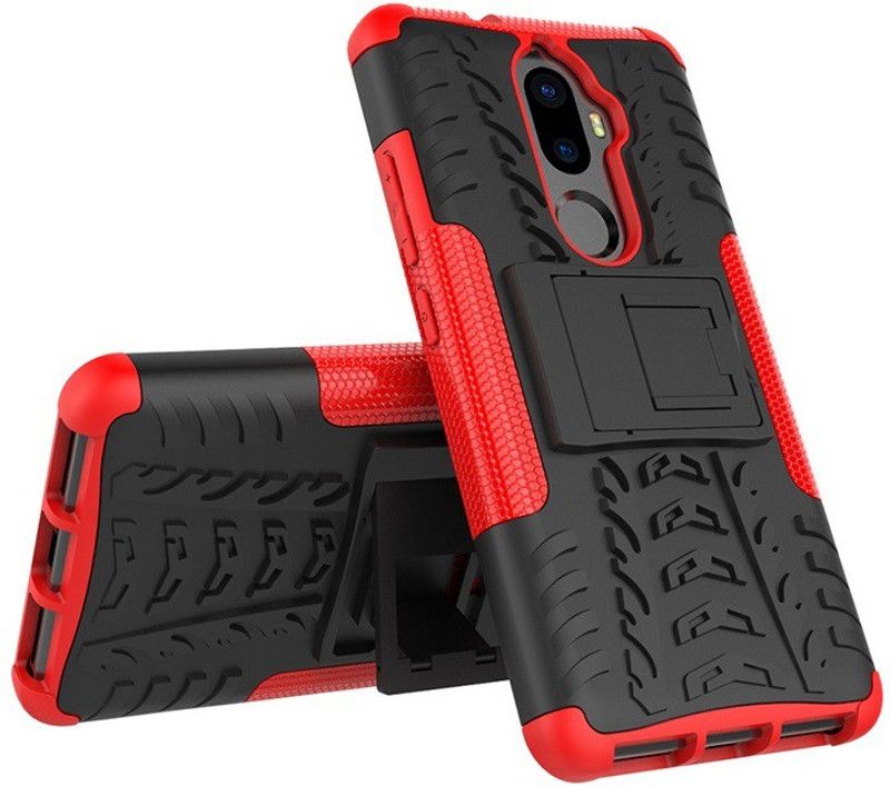 ZIVITE Back Cover for Lenovo K8  (Red, Rugged Armor, Pack of: 1)