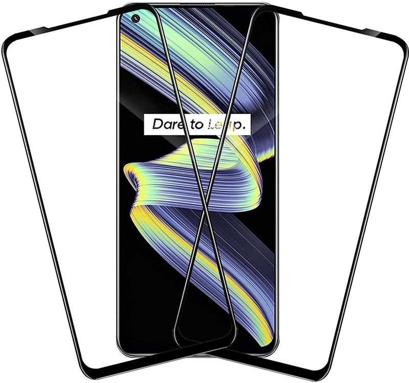 NIMMIKA ENTERPRISES Tempered Glass Guard for REALME X7 MAX (5G) TEMPERED GLASS 11D  (Pack of 2)