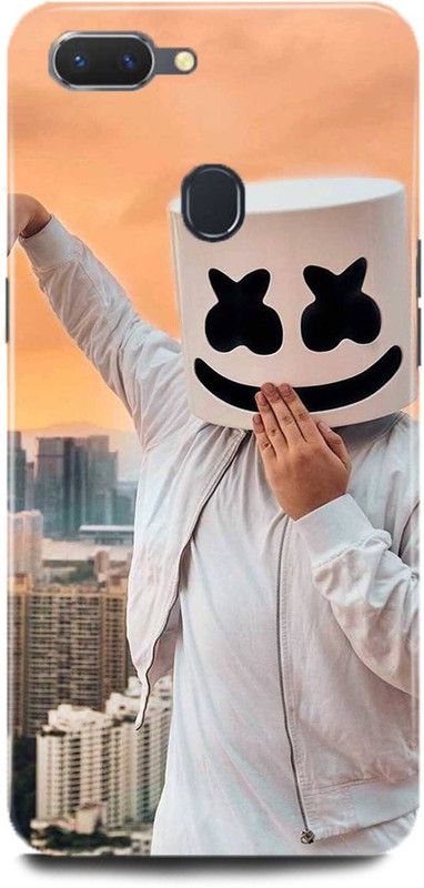 MP ARIES MOBILE COVER Back Cover for OPPO F9 Pro, CPH1823, Marshmello,Dj,EDM,Music,Smiley,dj,boy,dj,marshmellow,  (Multicolor, Hard Case, Pack of: 1)