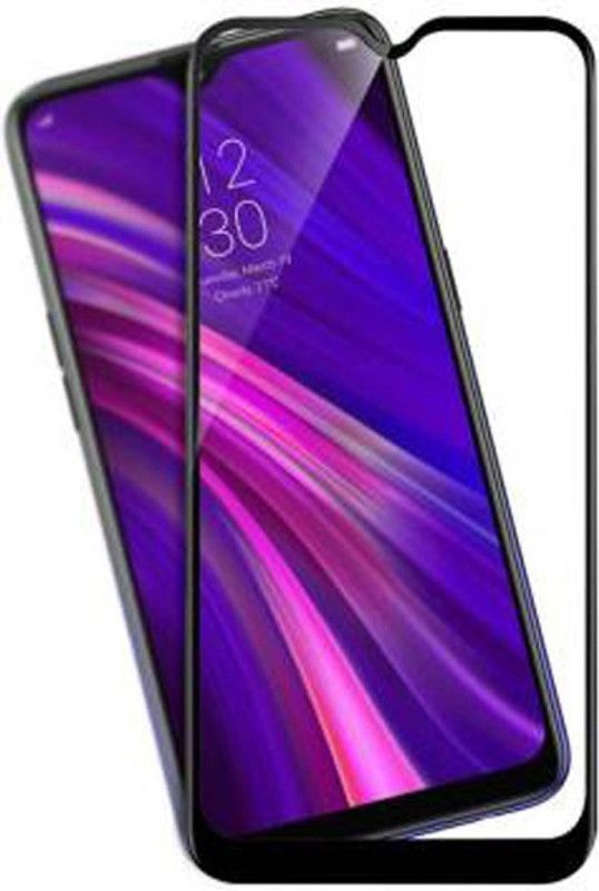 alphax Edge To Edge Tempered Glass for REALME A5(2020)  (Pack of 1)