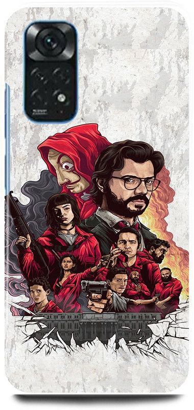 play fast Back Cover for Redmi Note 11S MONEY, HEIST, WEB, SERIES, PAPL, PROFESSOR, SPANISH  (White, Hard Case, Pack of: 1)