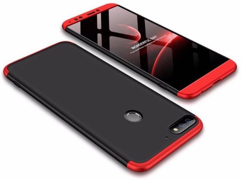 ZIVITE Front & Back Case for Honor 7C  (Red, Dual Protection, Pack of: 1)