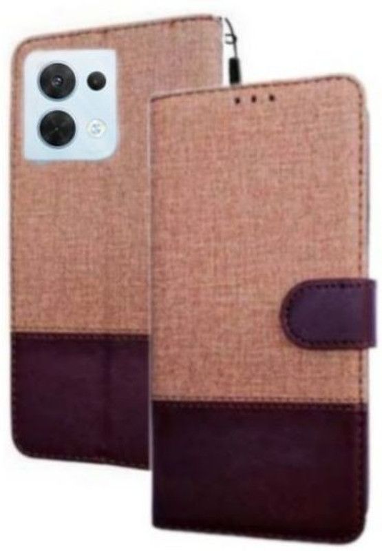 YuniKase Back Cover for OPPO Reno8 5G in Cases & Covers  (Brown, Shock Proof, Pack of: 1)