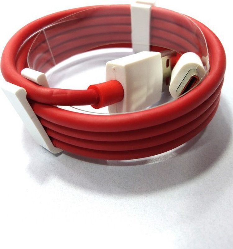 SAIQA USB Type C Cable 6.5 A 1.00287999999996 m Copper Braiding data cable fast charging c  (Compatible with Quick Fast Charging Type C Data Cable 6.5 A 1.05 m USB Type C Cable, Red, One Cable)