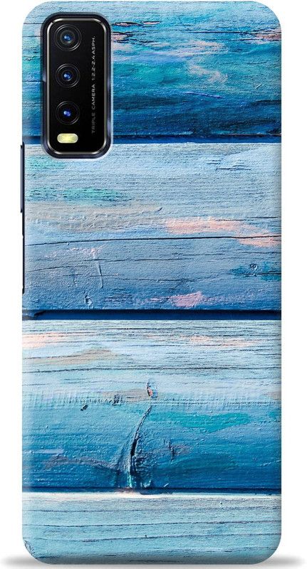 Loffar Back Cover for Vivo Y20G  (Blue, Shock Proof, Pack of: 1)