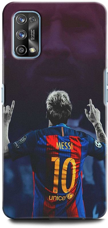 ORBIQE Back Cover for Realme 7 Pro RMX2170 MESSI, LIONE MESSI, FOTBALL, MESSI 10, BARCELONA, SPORTS  (Multicolor, Hard Case, Pack of: 1)