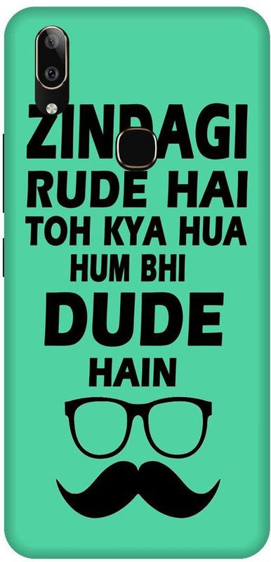 KARJUN Back Cover for Vivo V9, Goggle Multicolour Printed  (Multicolor, Hard Case, Pack of: 1)