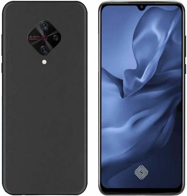 ALONZO Back Cover for Vivo S1 Pro  (Black, Grip Case, Pack of: 1)