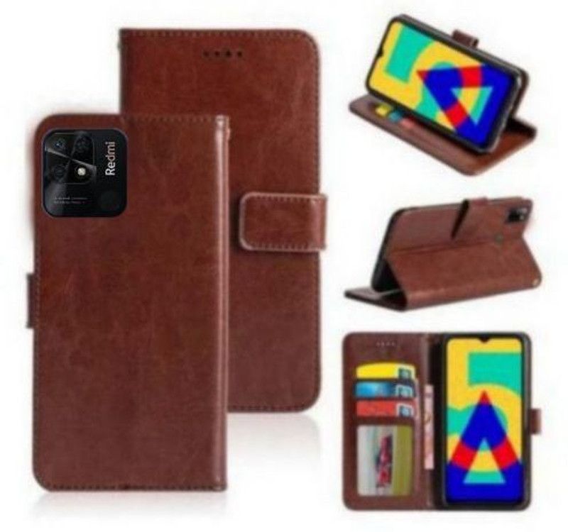RharanxyN Back Cover for REDMI 10A in Cases & Covers  (Brown, Shock Proof, Pack of: 1)