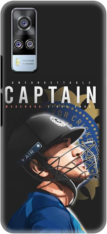 NDCOM Back Cover for VIVO Y51A Unforgettable Captain Cool MS Dhoni Printed  (Multicolor, Hard Case, Pack of: 1)