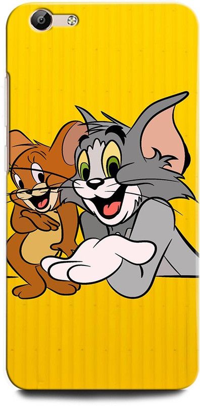 ORBIQE Back Cover for Vivo Y66 1609 TOM AND JERRY, CARTOON NETWORK, CARTOON, JERRY, CUTE  (Multicolor, Hard Case, Pack of: 1)