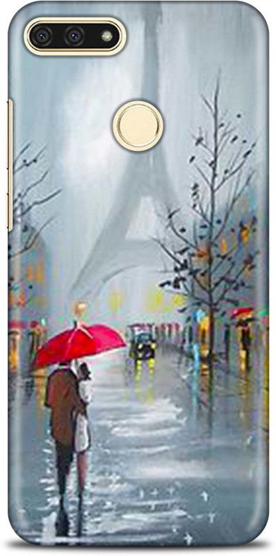 Sankee Back Cover for Honor 7A  (White, Hard Case)