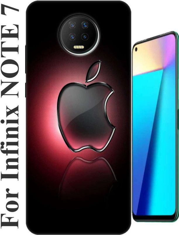Auqueno Back Cover for Infinix Note 7 2503  (Silver, Flexible, Silicon, Pack of: 1)