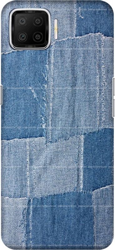 PNBEE Back Cover for Oppo F17 Pro, CPH2119 - Jeans Pattern Print  (Multicolor, Hard Case, Pack of: 1)