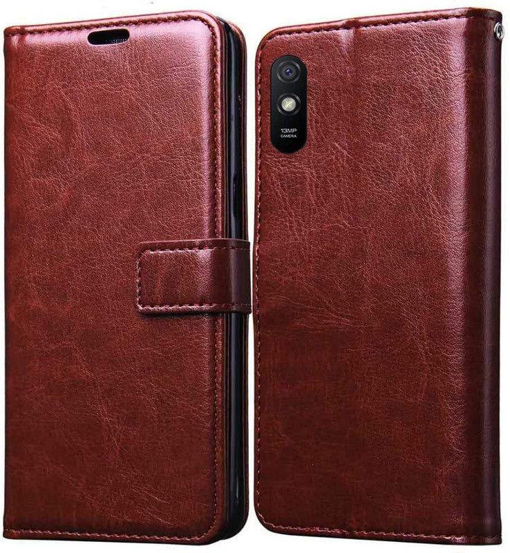 TROOZ Back Cover for Redmi 9A  (Brown, Pack of: 1)