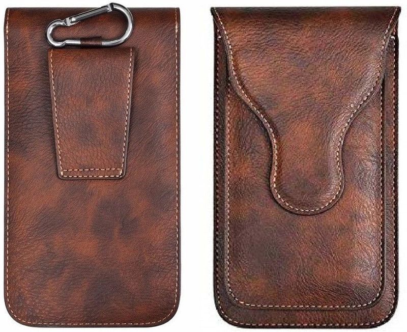 HARITECH Pouch for Xiaomi Brown Shark 3S / Poco M2 Pro  (Brown, Holster, Pack of: 1)
