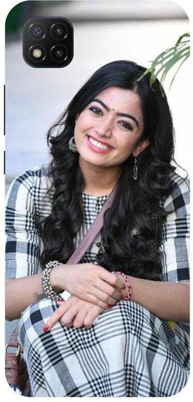 Thecoverking Back Cover for Poco C3 (Rashmika mandanna,south star,cases cover  (Multicolor, Waterproof)