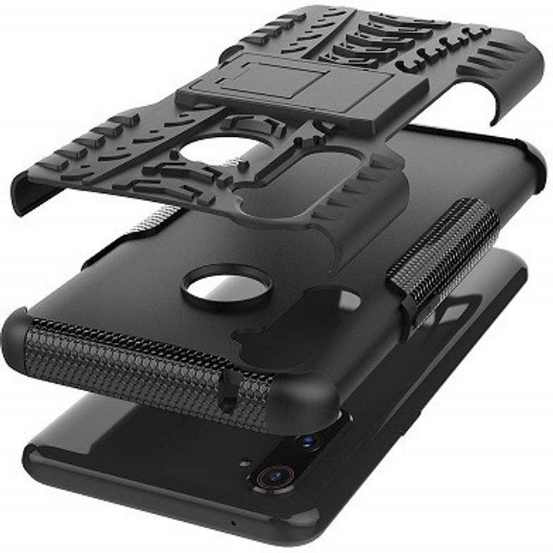 Bodoma Back Cover for Realme 5, Realme 5s, Realme 5i  (Black, Shock Proof, Pack of: 1)