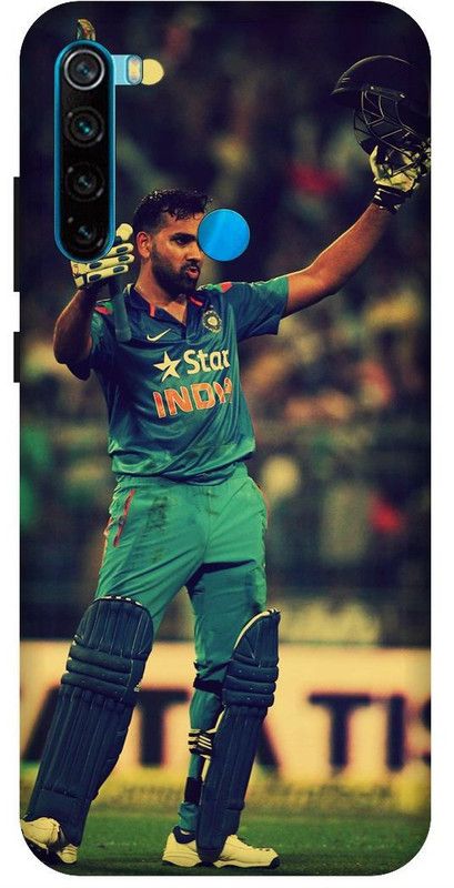 KARJUN Back Cover for Mi Redmi Note 8 (Rohit Batsman) Printed Mobile Back Cover  (Multicolor, Shock Proof, Pack of: 1)