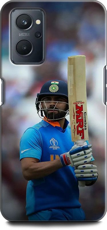 INDICRAFT Back Cover for Realme 9i, RMX3491 VIRAT KOHLI, SPORTS  (Multicolor, Shock Proof, Pack of: 1)