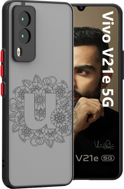 ASMANTIC Back Cover for VIVO V21e 5G, VIVO V21e 5G U Letter Case  (Multicolor, Matte Finish, Pack of: 1)