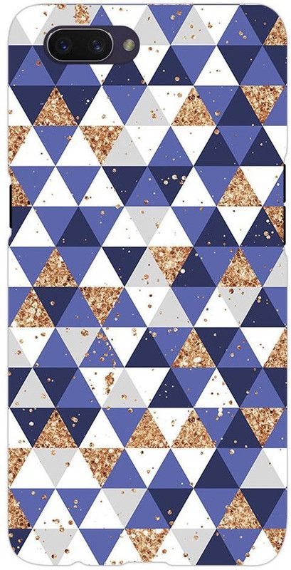 PrintVoo Back Cover for Oppo A3S  (Blue, Hard Case)
